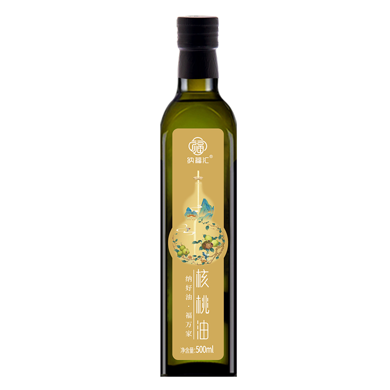 纳福汇 核桃油单瓶 G-29 500ml 橘黄色（单位：盒）