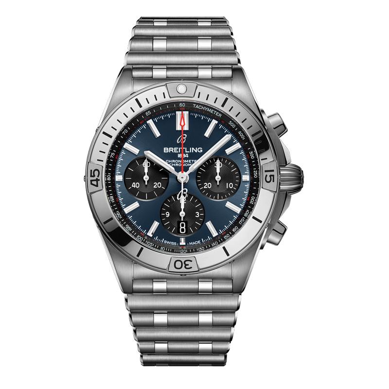 百年灵（BREITLING）机械计时系列42机械男表 AB0134101C1A1（单位：块） 蓝色