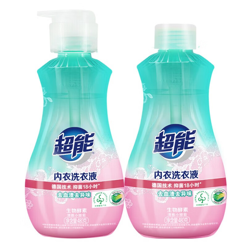 超能 内衣 480g*2  长效抑菌 绿色（单位：组）