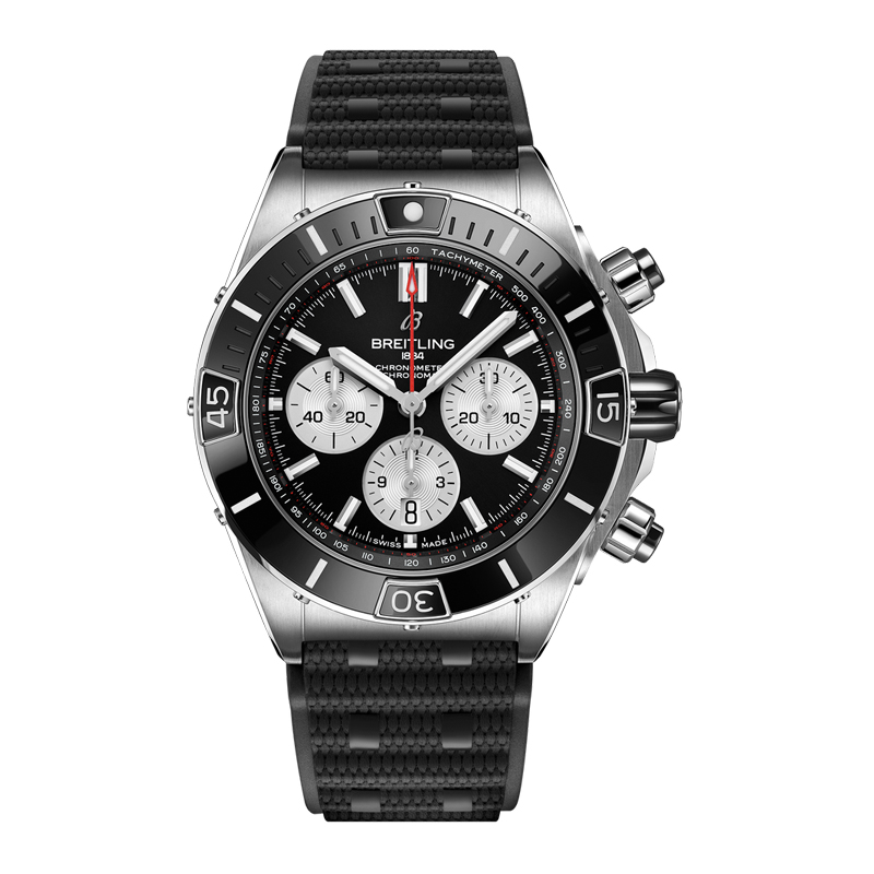 百年灵（BREITLING）超级机械计时系列44机械男表 AB0136251B1S1（单位：块） 黑色