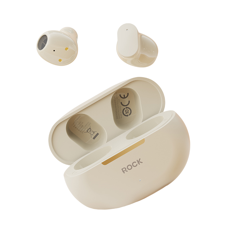ROCK EB900 TWS蓝牙耳机 RAU0772  单位：副 米色