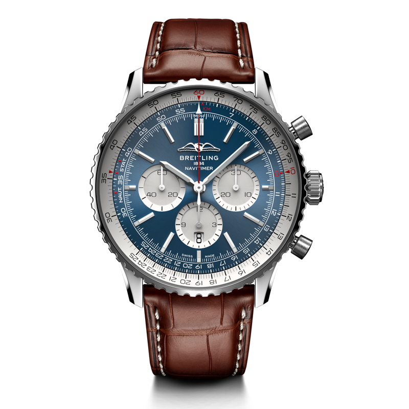 百年灵（BREITLING）航空计时系列46机械男表 AB0137211C1P1（单位：块） 蓝色