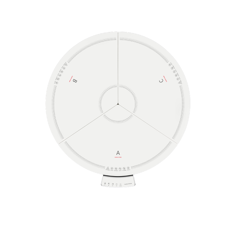 摩飞（morphy richards）圆形折叠暖菜板MR8306（单位：个） 椰奶白