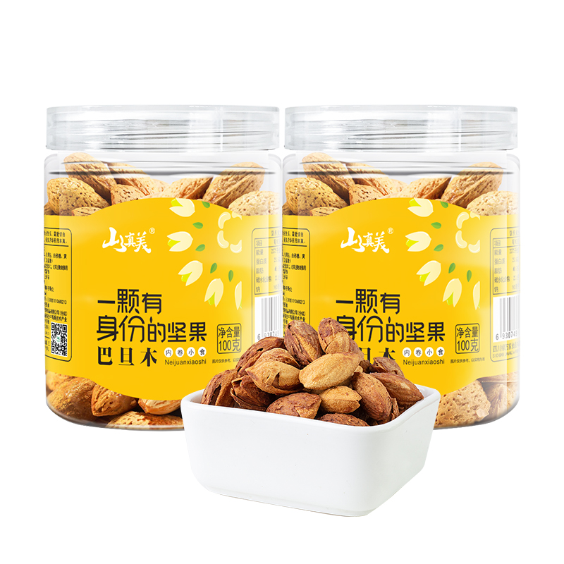 山真美 巴旦木100g*2罐 拿铁色