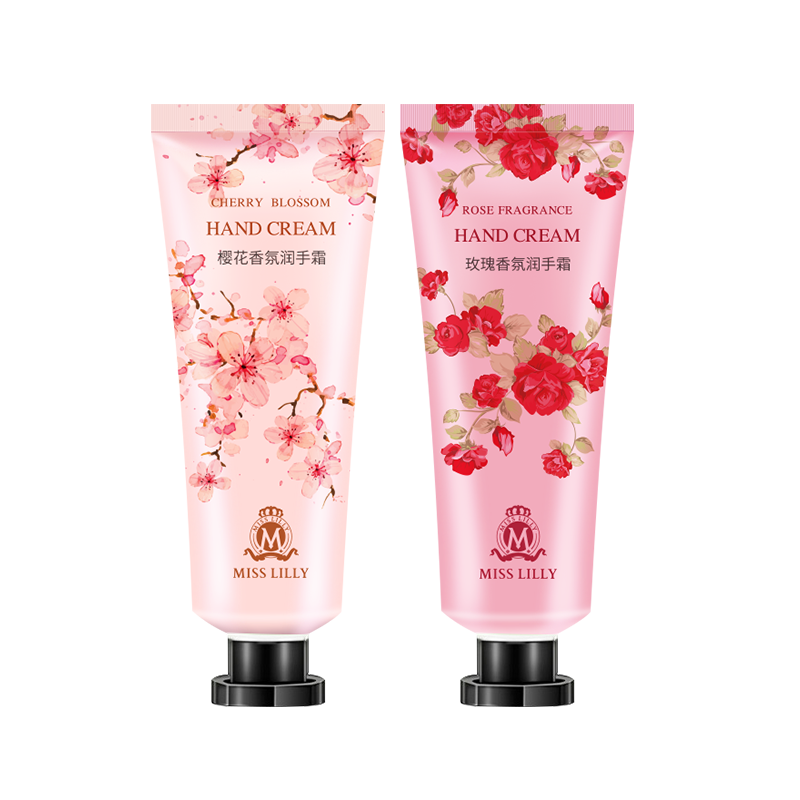 蜜斯莉 香氛护手霜 樱花50g+玫瑰50g（计价单位：套） 茱萸粉