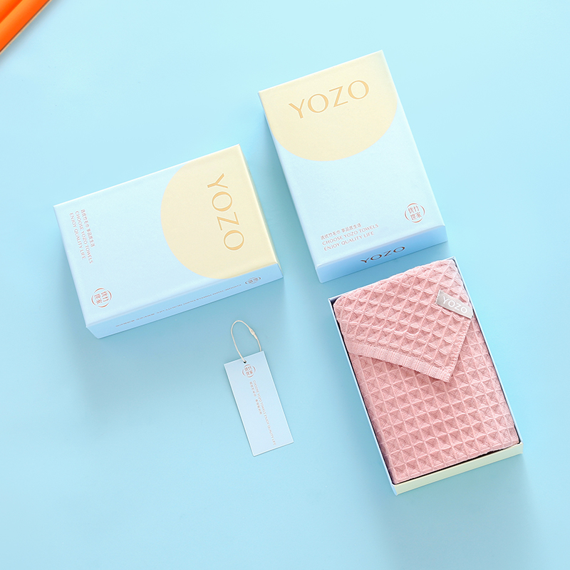 YOZO优竹世家 公主田园-1 5A抗菌纯棉毛巾礼盒装  粉色 蓝色 绿色 砖红 橙色（单位：套） 随机