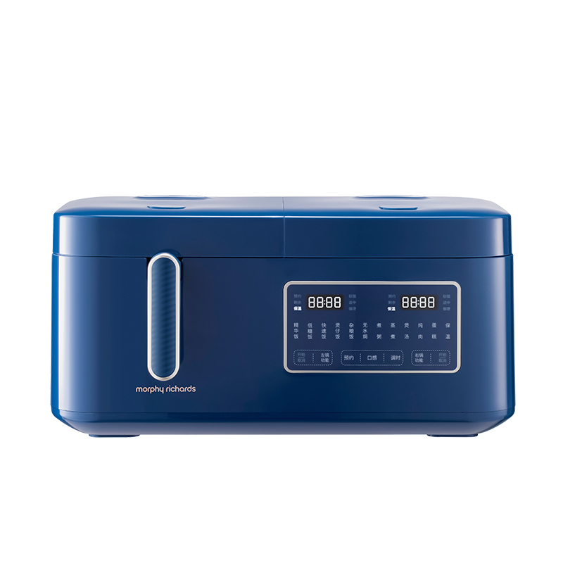 摩飞电器（Morphyrichards） 双拼电饭煲 MR8501 2+2l 蓝色（单位：个）