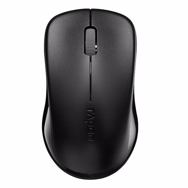 雷柏（RAPOO）无线鼠标 游戏台式电脑大手笔记本省电光电无限办 1620 黑色