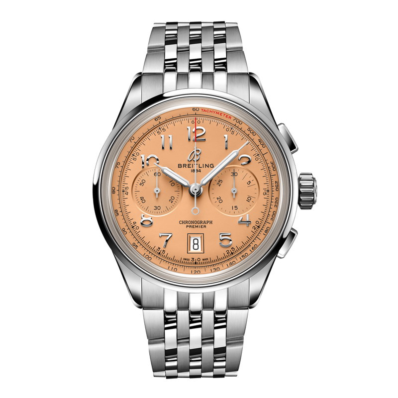 百年灵（BREITLING）璞雅系列42机械男表 AB0145331K1A1（单位：块） 拿铁色