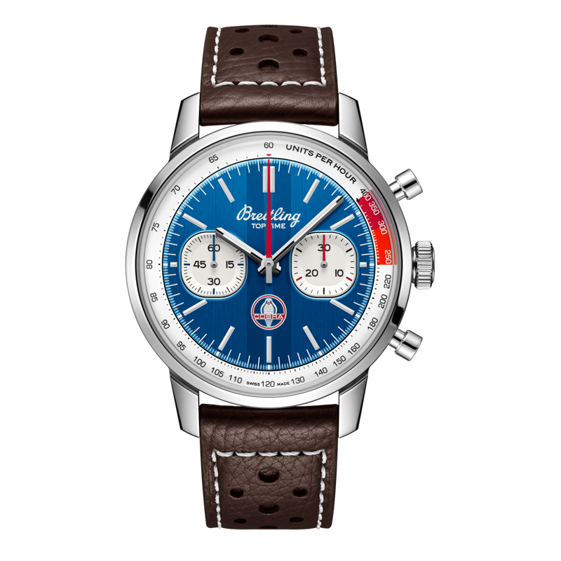 百年灵（BREITLING）TOP TIME系列谢尔比眼镜蛇机械41男表 AB01763A1C1X1 蓝色