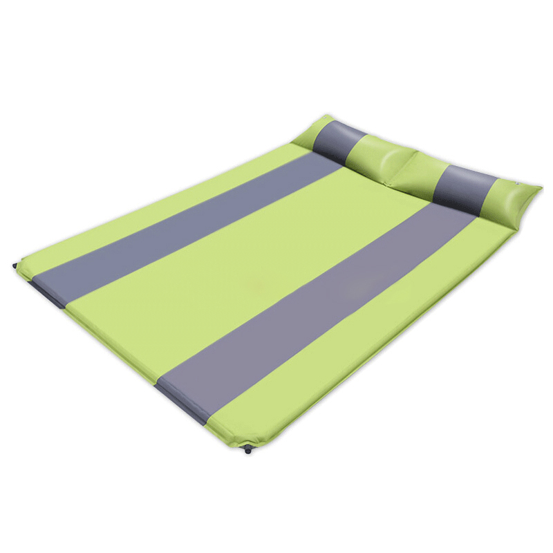 三极 TP1123 双人户外充气垫  单位：张 192*134*3cm 绿灰拼