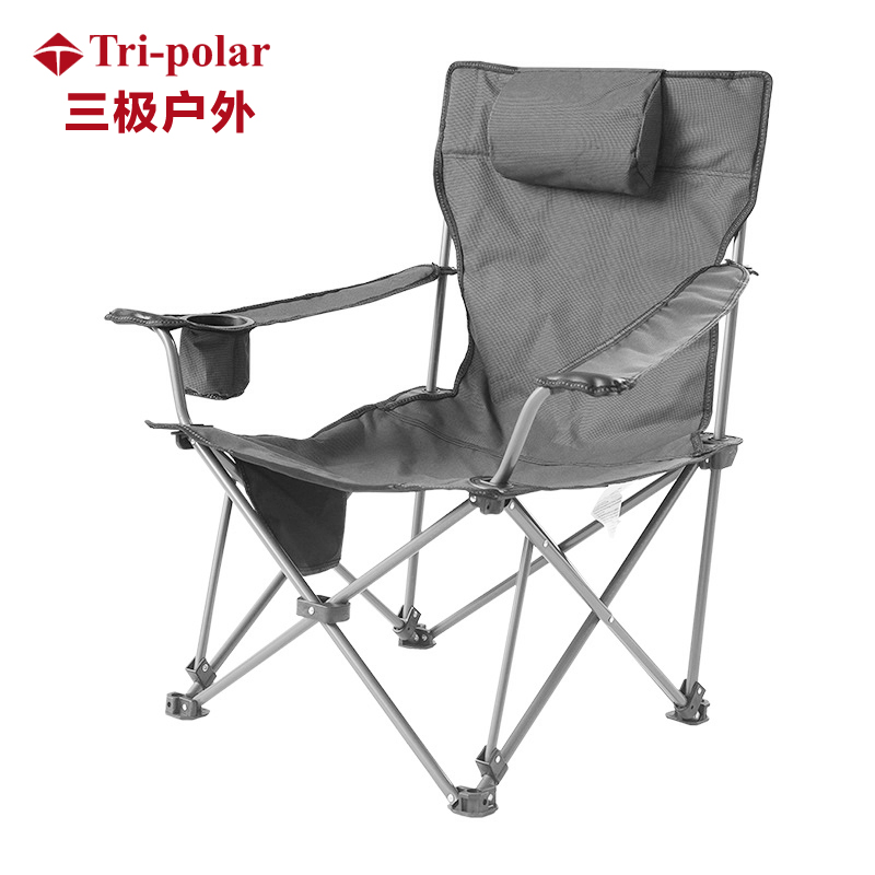 三极 TP8845 户外折叠躺椅沙滩椅  单位：把 50*50*80  灰色全布