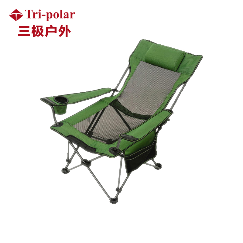 三极 TP8845 户外折叠躺椅沙滩椅  单位：把 50*50*80  绿色网纱