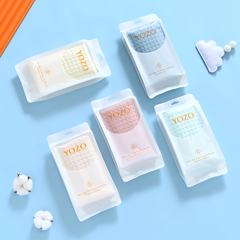 YOZO优竹世家 公主田园-A 5A抗菌纯棉毛巾密封袋装 粉色 蓝色 绿色 砖红 橙色（单位：套） 随机
