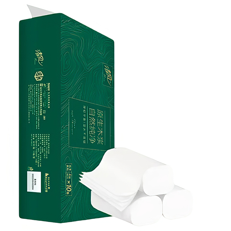 清风纯净系列4层无芯卷纸卫生纸巾10卷*80g/提 A02BGD-1T