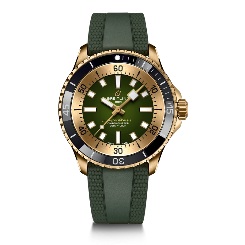 百年灵（BREITLING）超级海洋系列机械42男表 N17375201L1S1（单位：块） 绿色