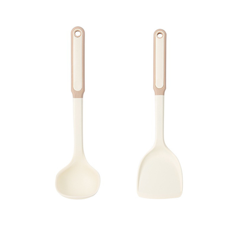 喵豆熊 MDX-302硅胶汤勺锅铲套装 自然色 单位：套 自然色