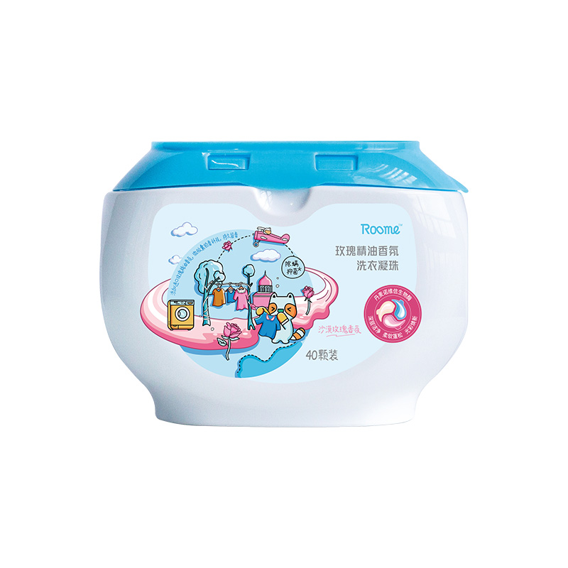 roome 玫瑰精油香氛洗衣凝珠 480g(40颗)/盒*3盒 480g(40颗)/盒*3盒