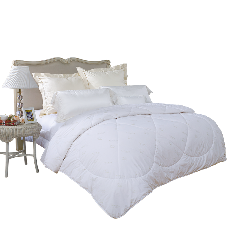 富安娜臻品澳洲羊毛被二代 203*229cm(2000g)（单位：床） 白色