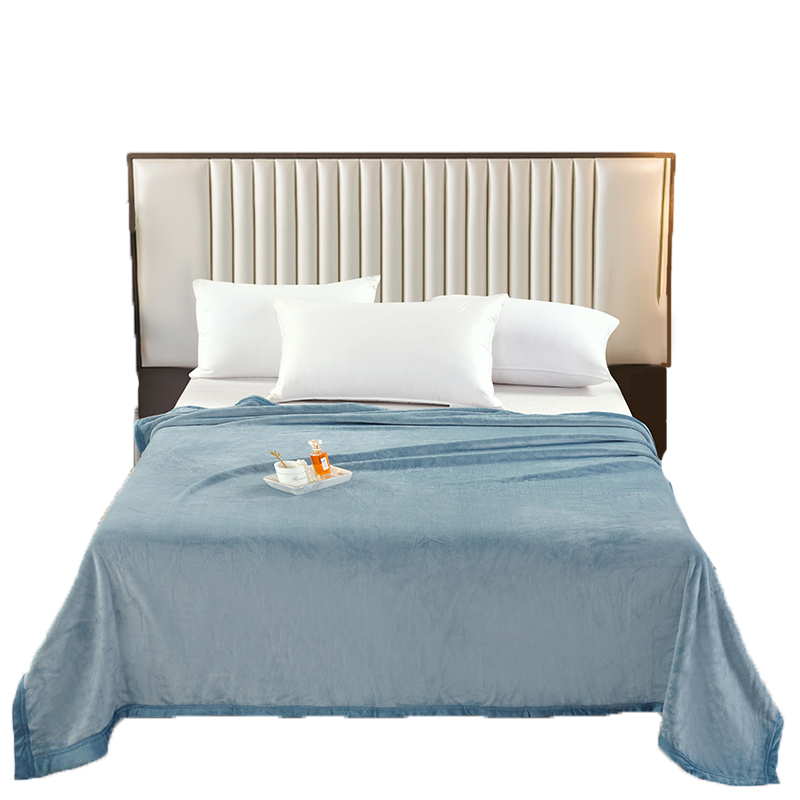 紫韵臻丝绒美眠毯ZY-TD1561（单位：床） 麦饭石
