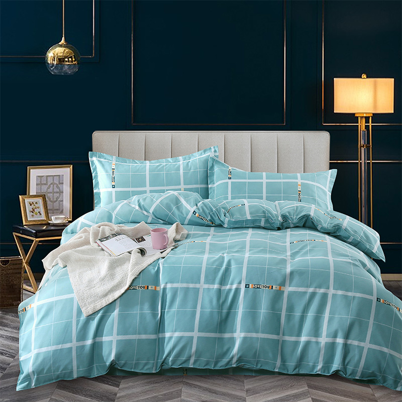 紫韵&ldquo;梦语芬芳&rdquo;ZY-BT1170床饰套件 水蓝色