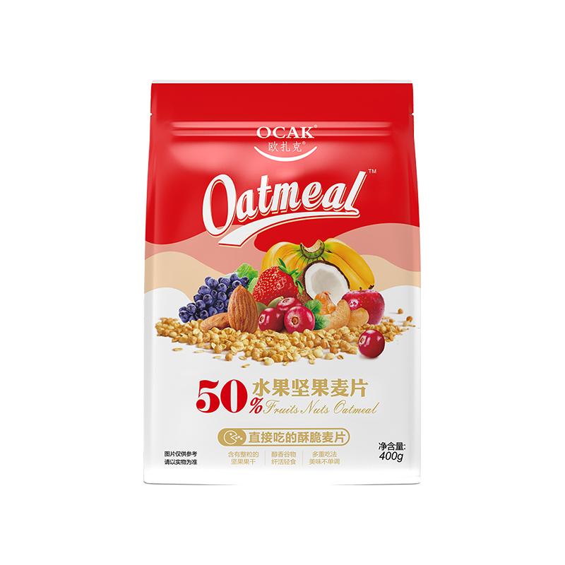欧扎克 50%水果坚果麦片400g 1袋