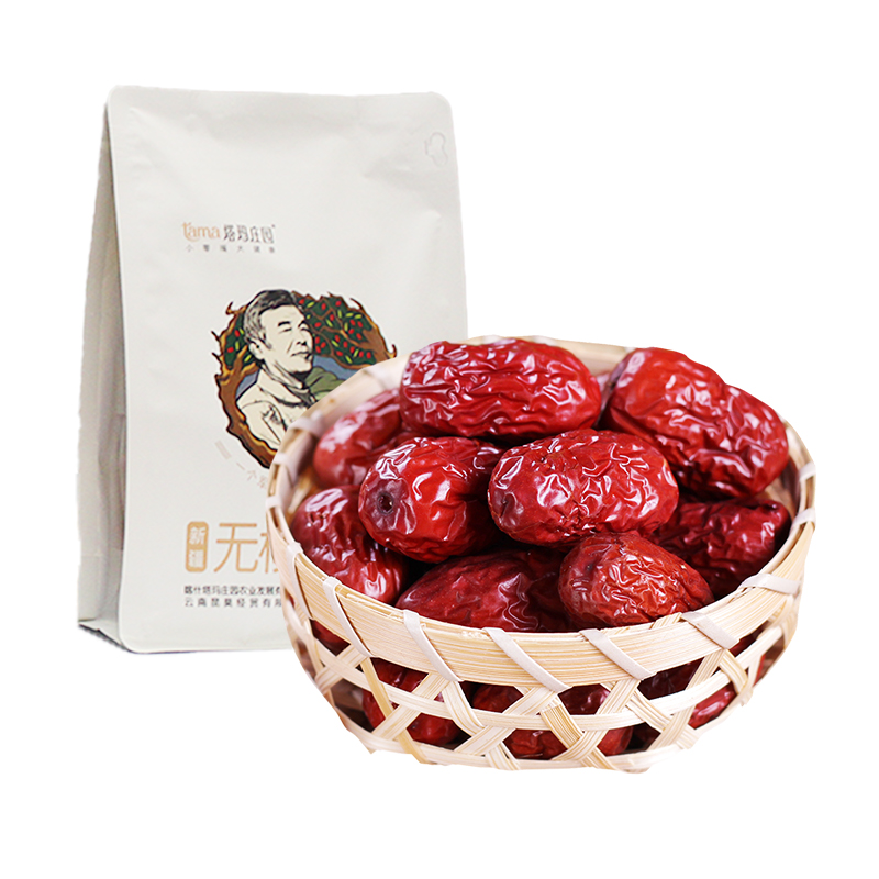 塔玛庄园新疆无核即食枣200g/袋*3袋  