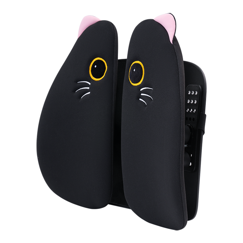 佳奥 人体工学腰垫 卡通款（单位：个） 黑色