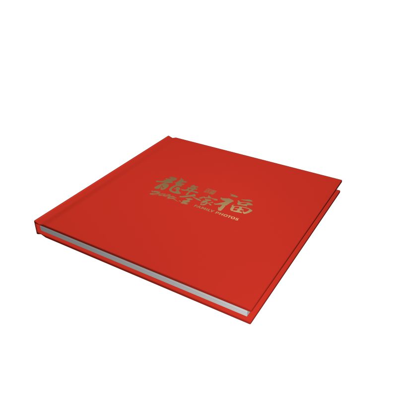 蜗牛纪念日PFGR0龙年全家福相册（本） 红色