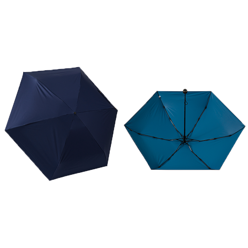 尼诺里拉五折彩胶口红晴雨伞 NR0100（单位：把） 普蓝