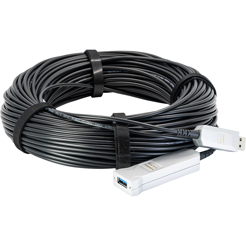 Hangalaxy华光昱能USB高速数据光纤线&mdash;&mdash;视频会议/会议摄影机/监控/体感互动  单位：条 黑色15米