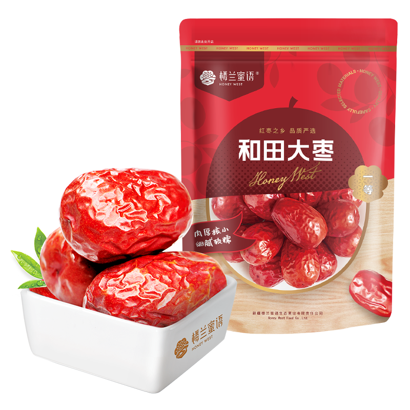 楼兰蜜语 和田骏枣（一级红袋）500g*3袋 500g*3袋 规格