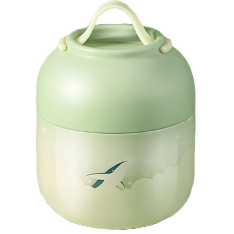 物生物（RELEA） JV032101-0500-VQ 500ML HELLO焖烧罐 晨雾绿（单位：个）