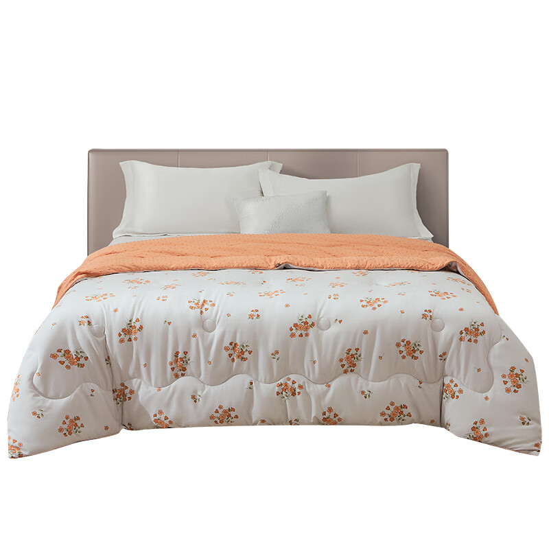 喜芙妮（Softnie）静待花开安抚被 XF-B2305单位：床 白橙色