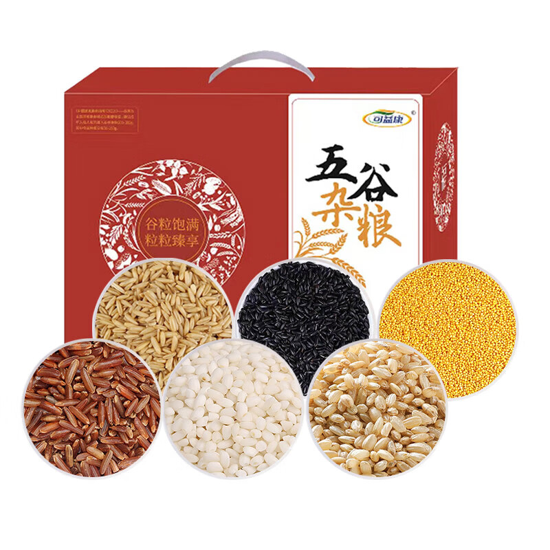 可益康诚享惠杂粮礼盒2400g 混色
