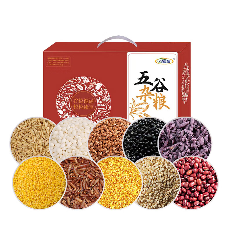 可益康臻享惠杂粮礼盒4000g（单位：盒） 混色