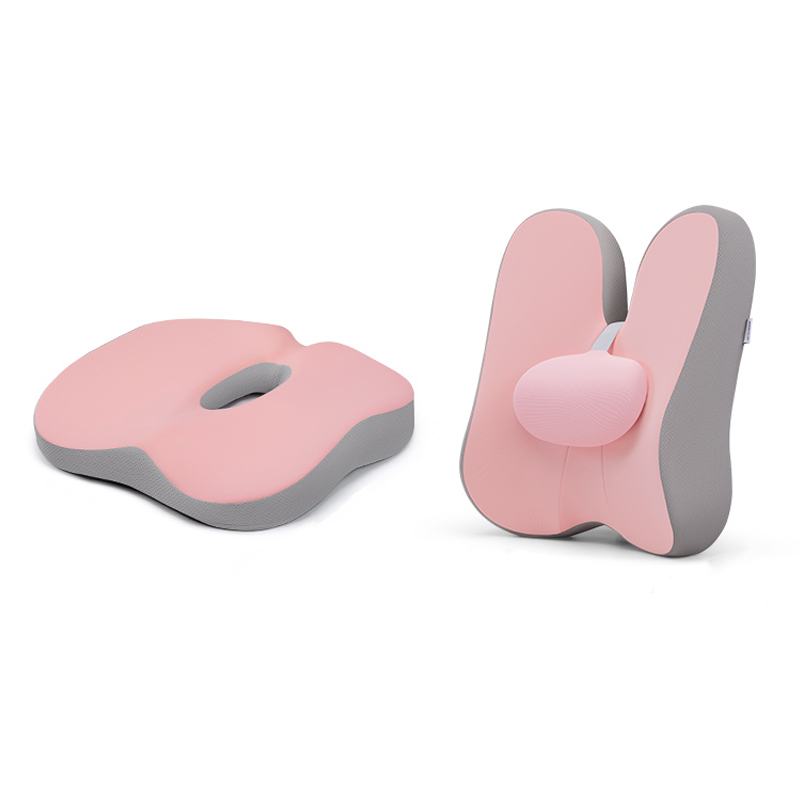 佳奥 马卡龙夹心靠垫 +坐垫 一套 粉色