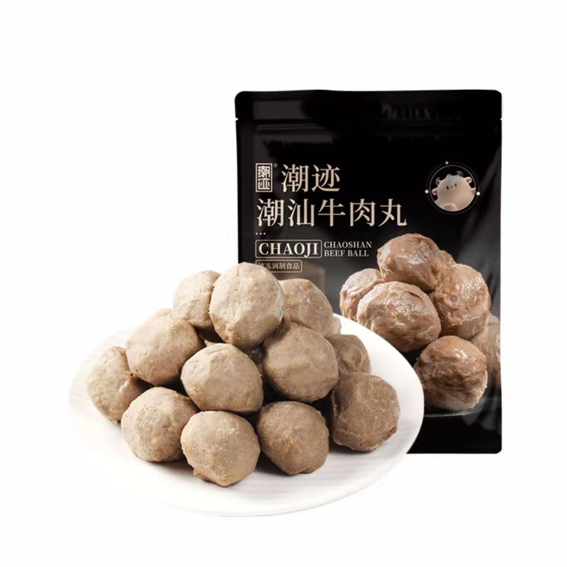 潮迹潮汕牛肉丸潮汕特产正宗火锅手工食材250g  