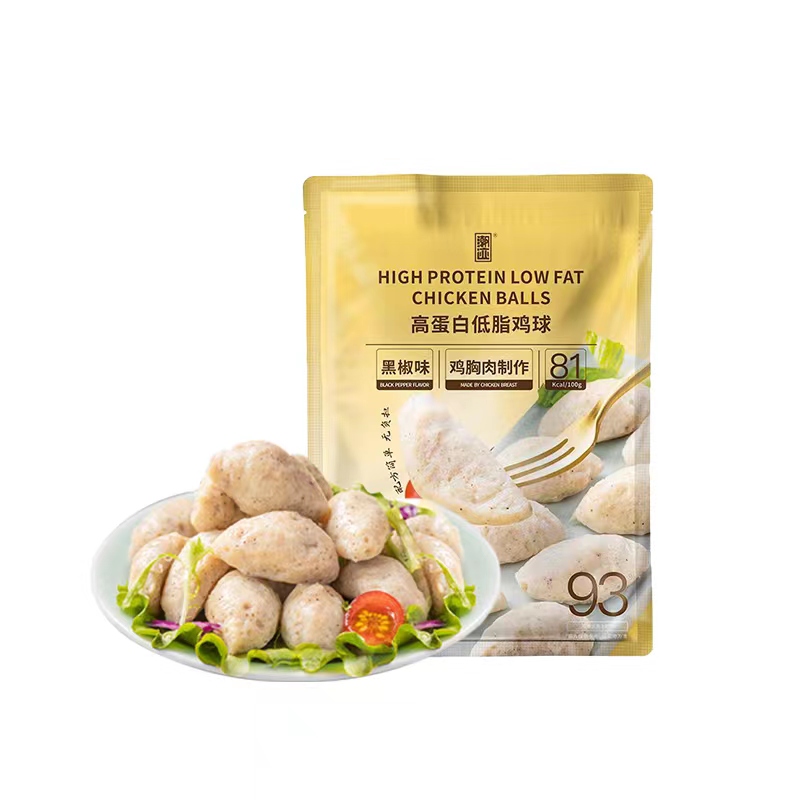 潮迹高蛋白低脂鸡胸肉球健身代餐非即食产品100g（单位：袋）  