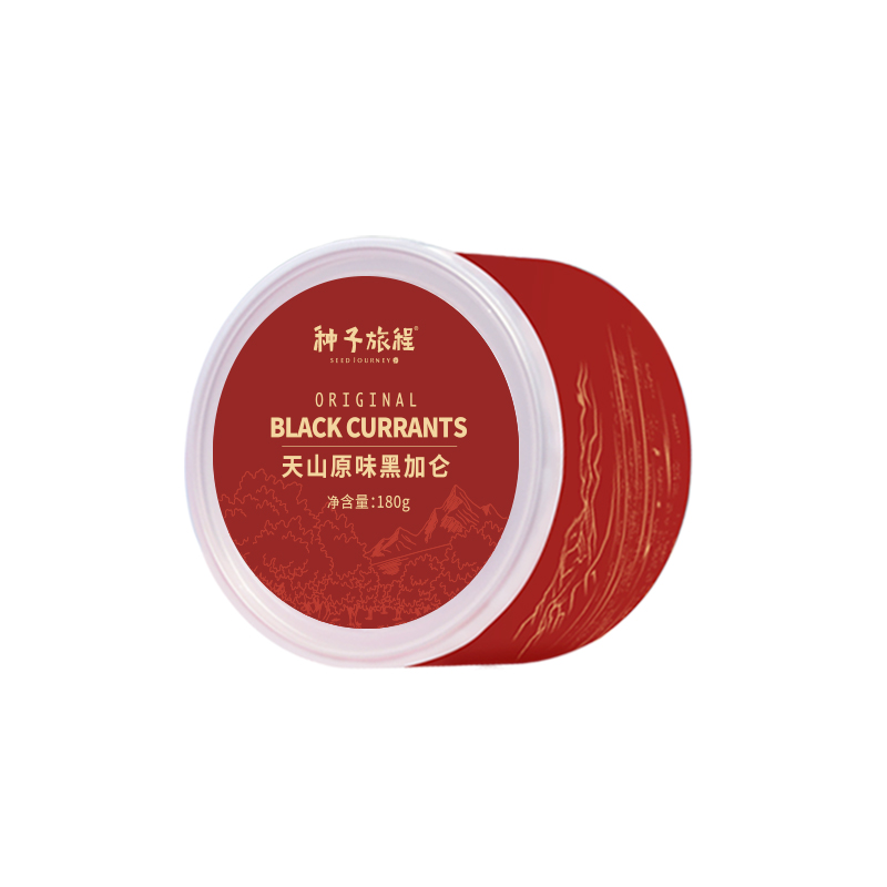 北纬三十八度 | 种子旅程罐装天山原味黑加仑180g皮薄肉厚多汁玫瑰香单位：罐 红色