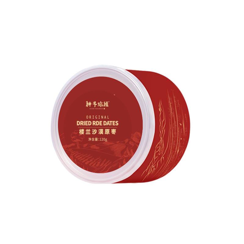 北纬三十八度 | 种子旅程罐装楼兰沙漠原枣120g皮薄肉厚核小 精选一级原粒枣单位：罐 红色