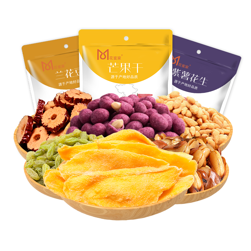 花蜜家零食百宝箱&middot;刷屏追剧组合 6包/盒 图片色