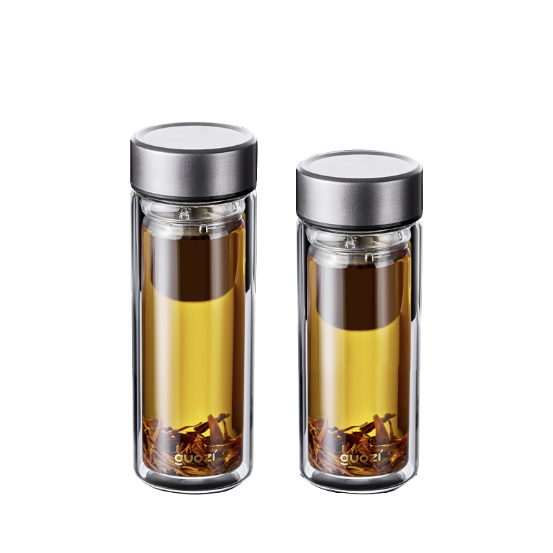 果兹 高硼硅玻璃 骏雅双层玻璃杯300ml GZ-S71（单位：个）  