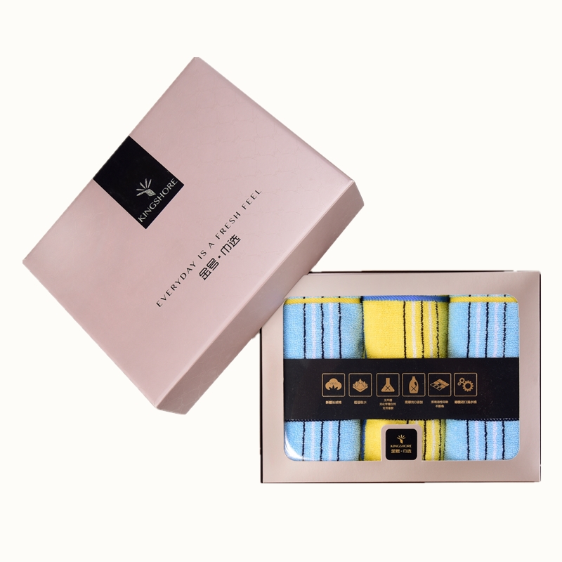 金号（KING SHORE） HY1169-7 70*34cm*3 100%纯棉 混色（单位：盒）