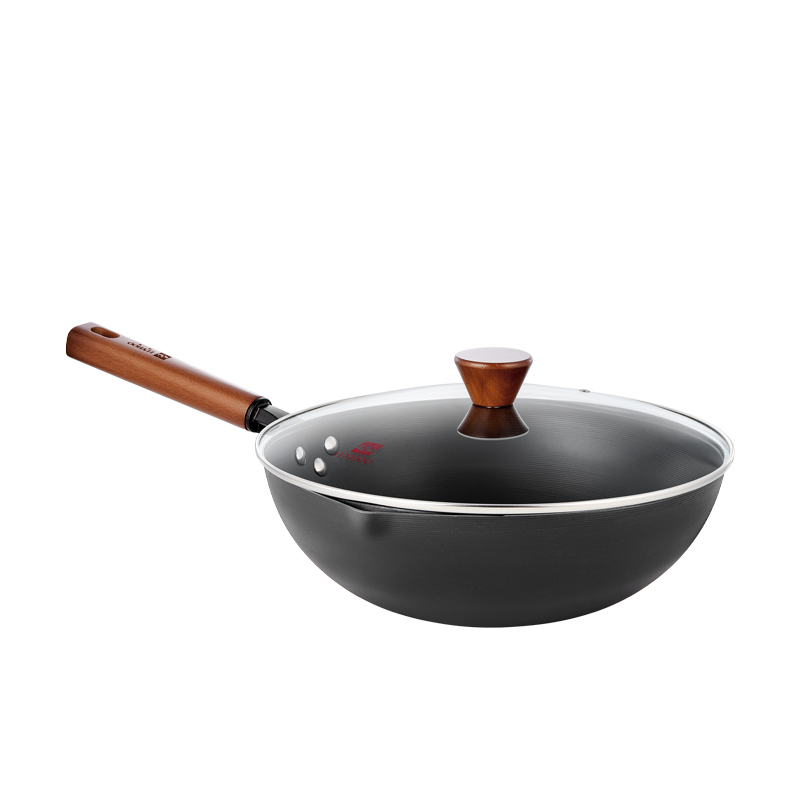 朗赫32cm精铁材质洛特极铁炒锅LH-CG19（单位：套）  