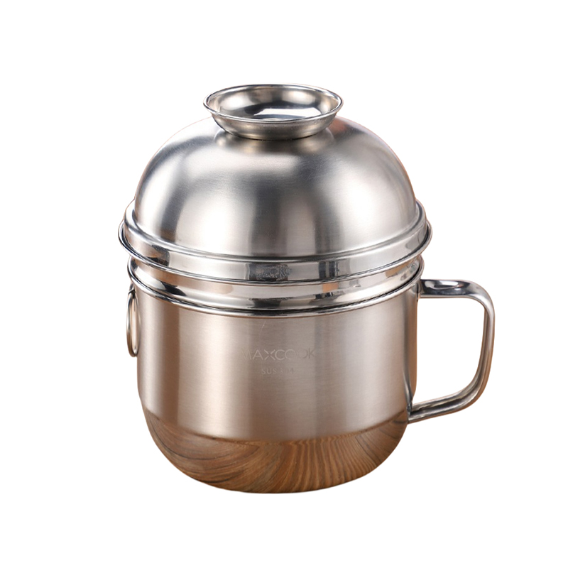 美厨304不锈钢多彩快餐杯14cm品尚系列 MCFT046（单位：个）  