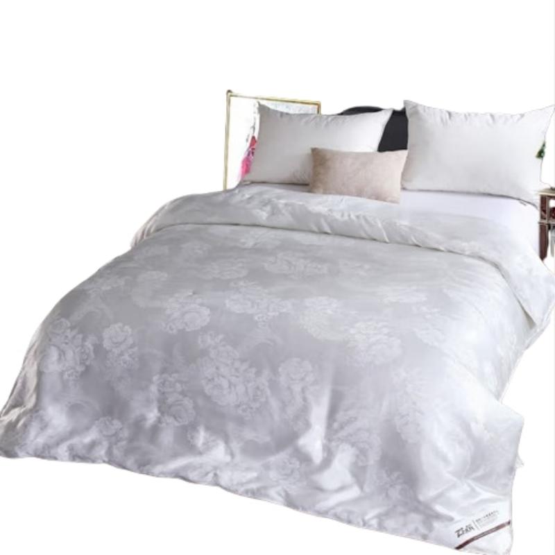 紫韵 宛如初见提花蚕丝被ZY-BT1025（单位：床） 白色