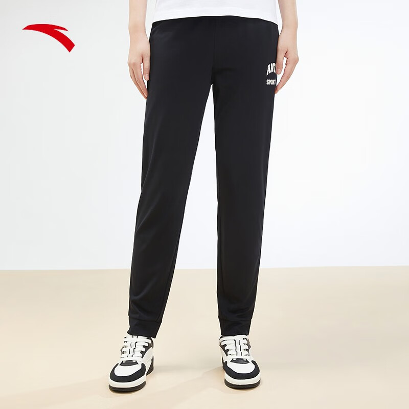 安踏 女长裤 162338316-1 基础黑（单位：件） 162338316-1 XS