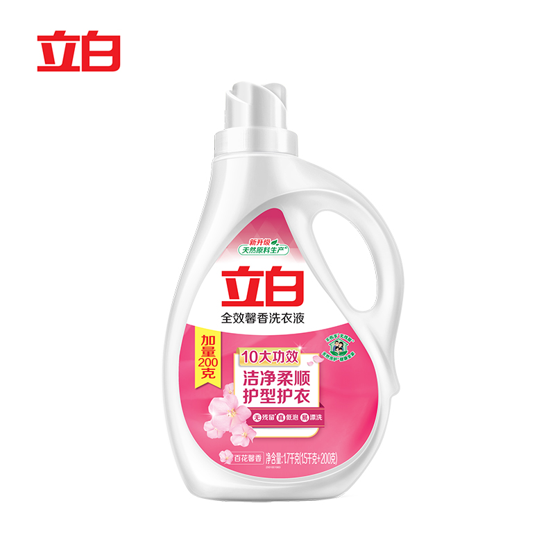立白 全效馨香洗衣液 持久留香 1.7kg 混色（单位：瓶）