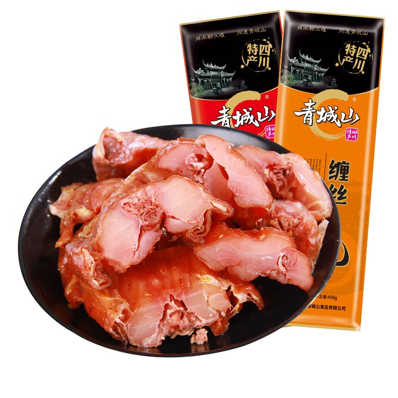 青城山袋装缠丝兔450g（单位：袋） 红色